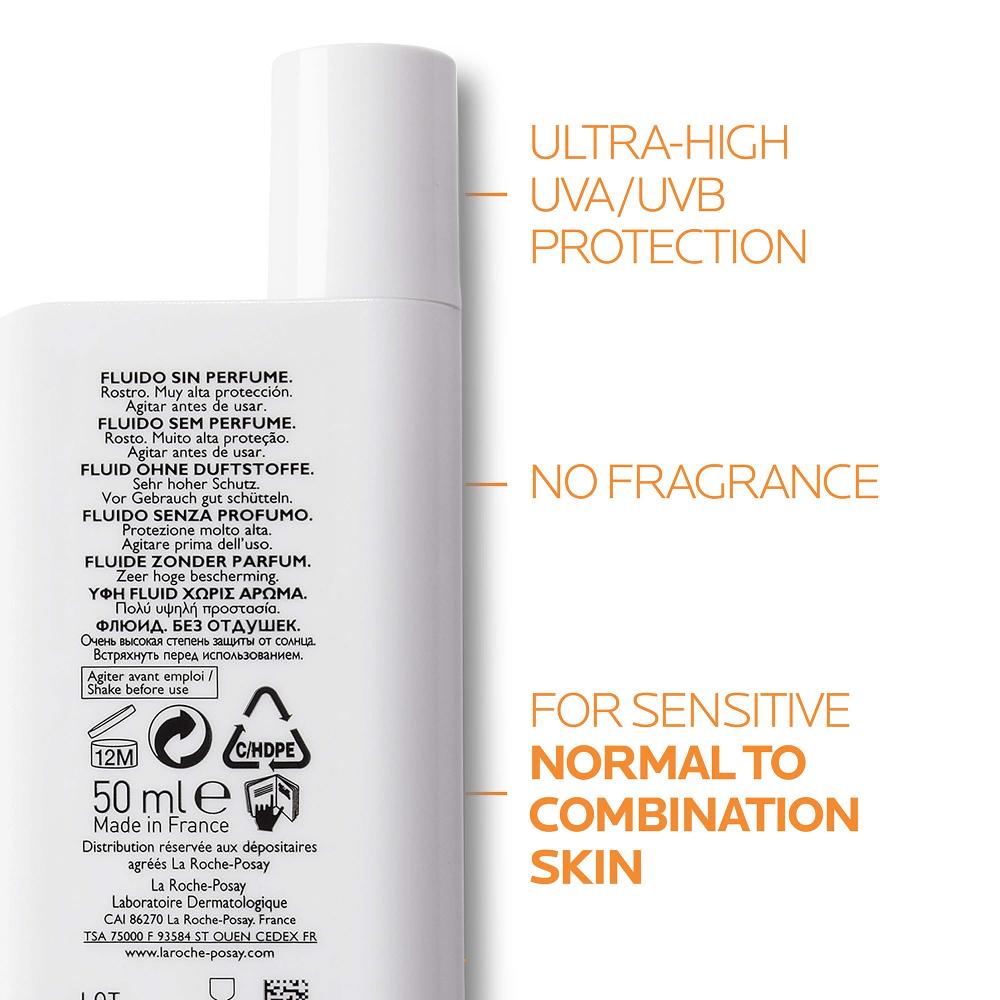 lookfantastic La Roche-Posay Anthelios UVMune 400 Invisible Fluid SPF50+ Sun Cream 50ml Fabrik Onlineshop