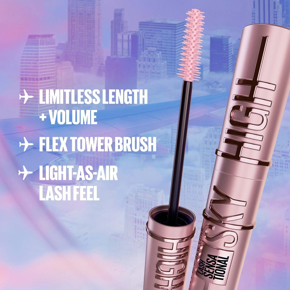 lookfantastic Maybelline Lash Sensational Sky High Mascara - 01 Schwarz 7 2 ml Kauf eins, bekomm eins gratis