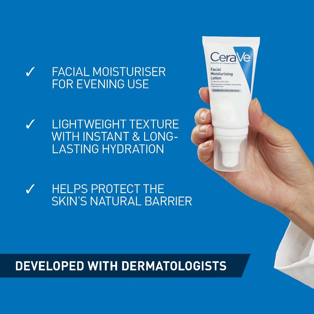 lookfantastic CeraVe Facial Moisturising Lotion No SPF 52 ml Riesige Ersparnisse