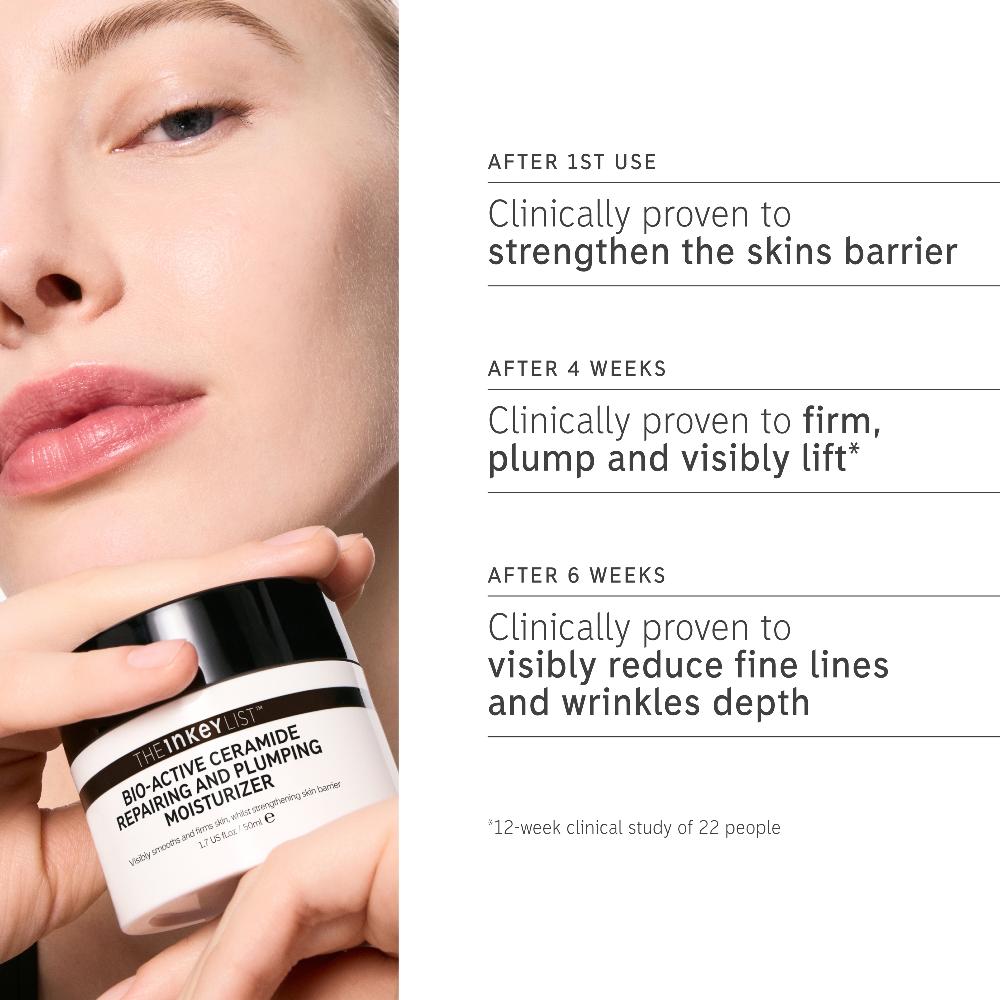 lookfantastic The INKEY List Bio-Active Ceramide Reparierende und aufpolsternde Feuchtigkeitspflege 50 ml Outlet