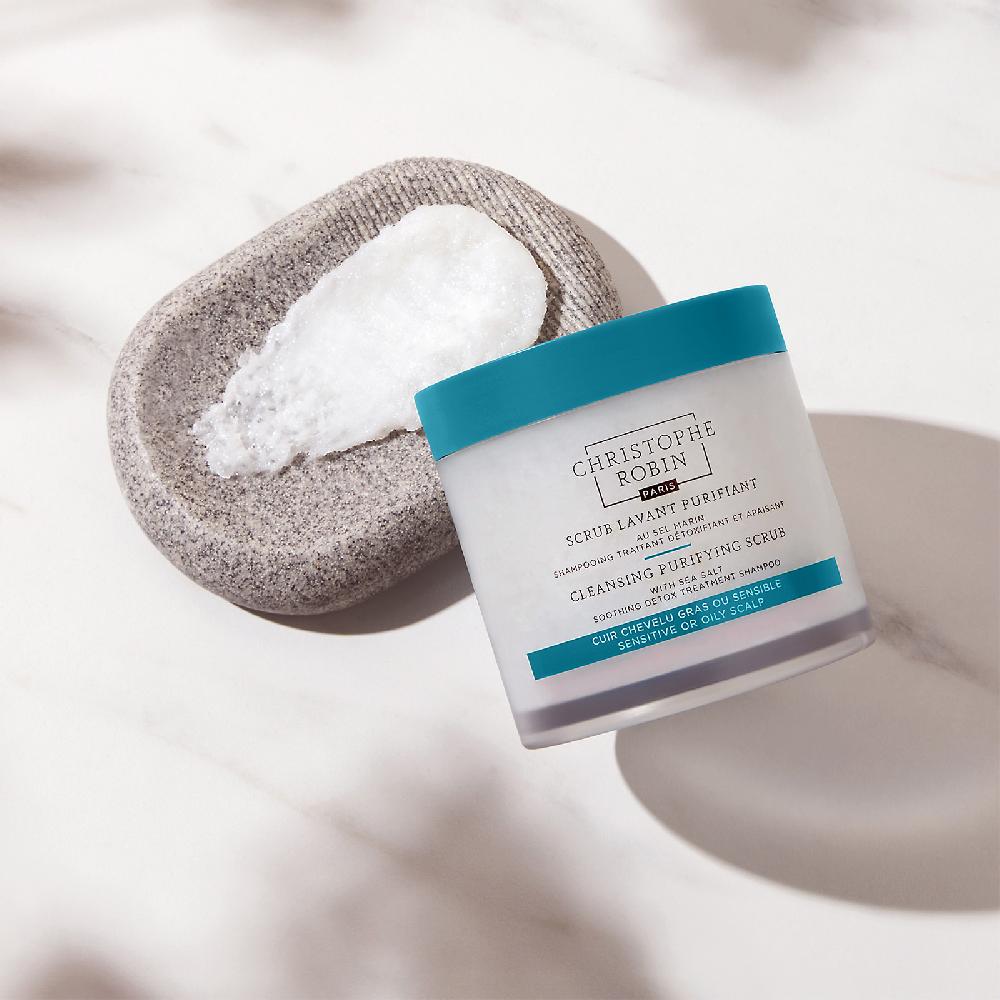 lookfantastic Christophe Robin Cleansing Purifying Scrub with Sea Salt 250ml Online Shopping