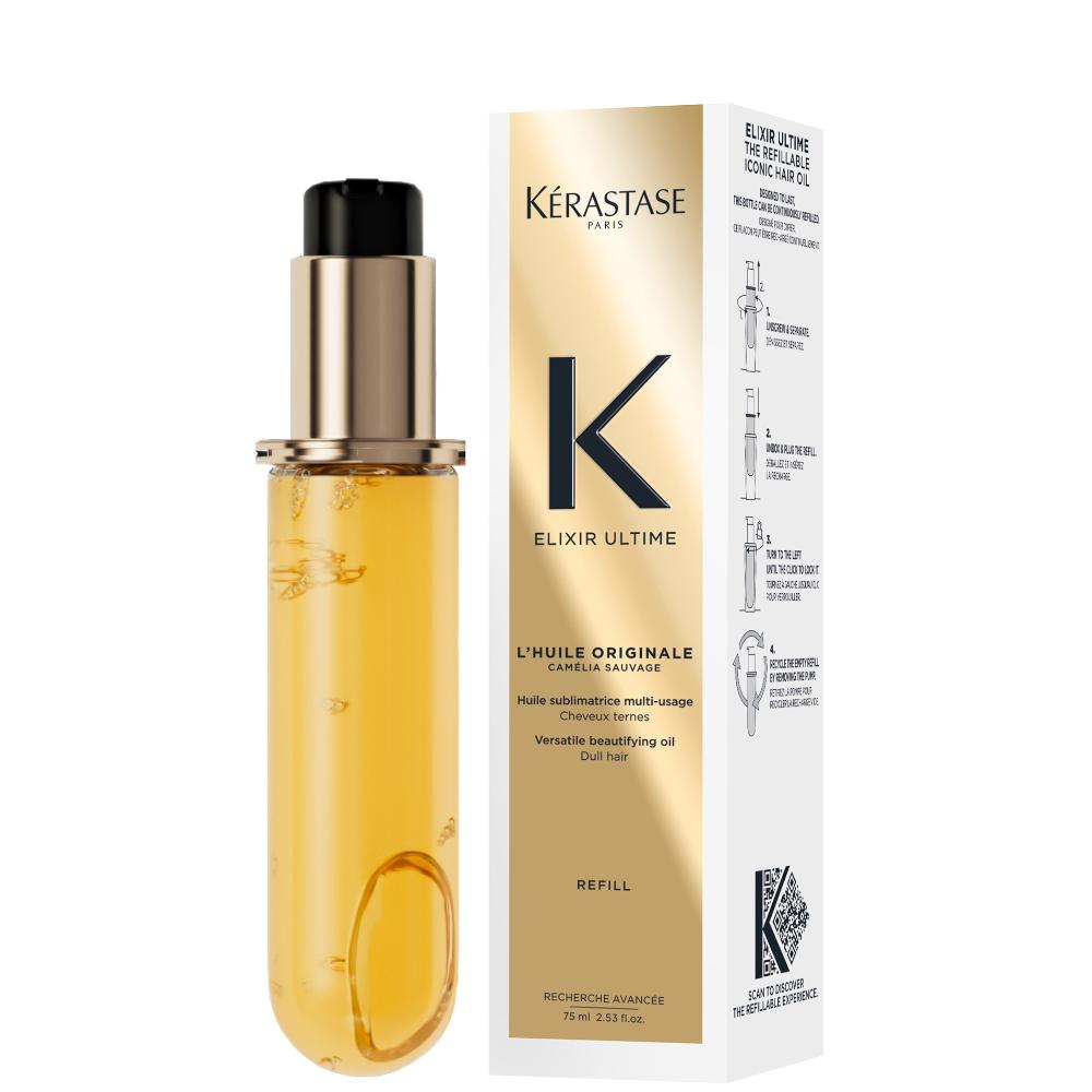 lookfantastic Kérastase Elixir Ultime L'Huile Originale Haaröl 75 ml Nachfüllpackung Tiefpreis