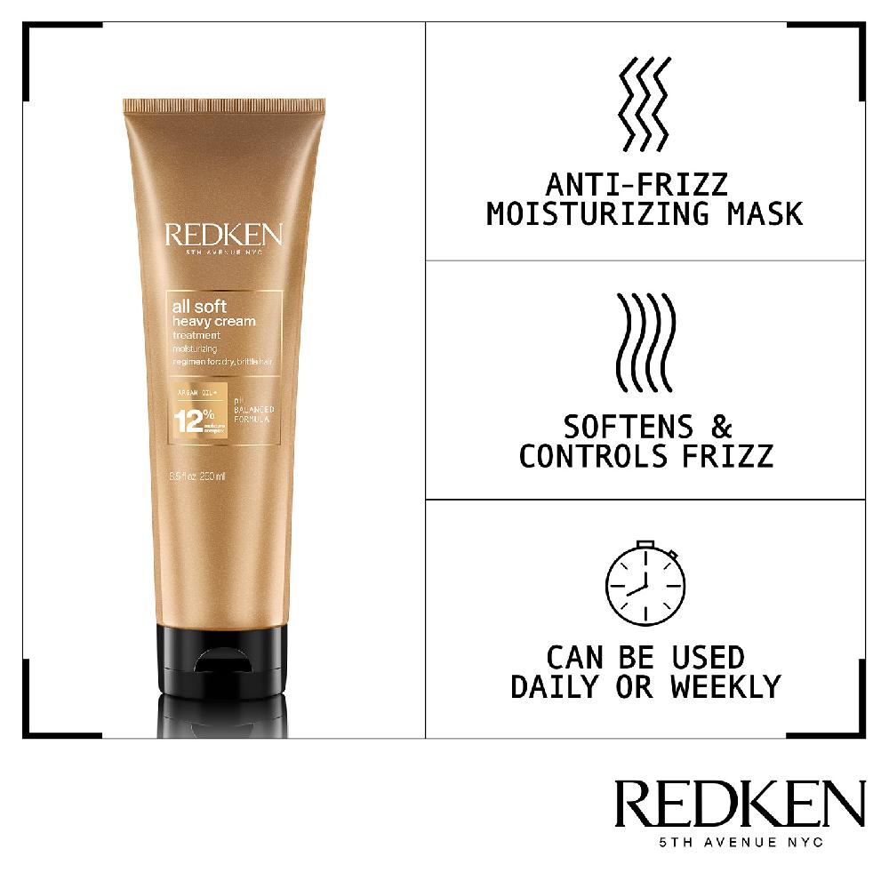 lookfantastic Redken All Soft Heavy Cream (Geschmeidigkeit) 250ml Fabrikladen