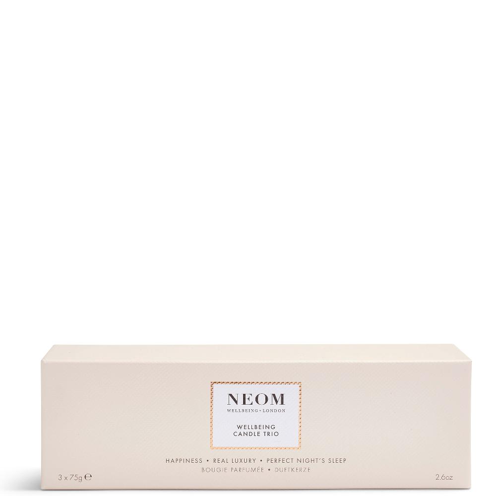 lookfantastic NEOM Wellbeing Candle Trio 50% Rabatt mit kostenlosem Versand
