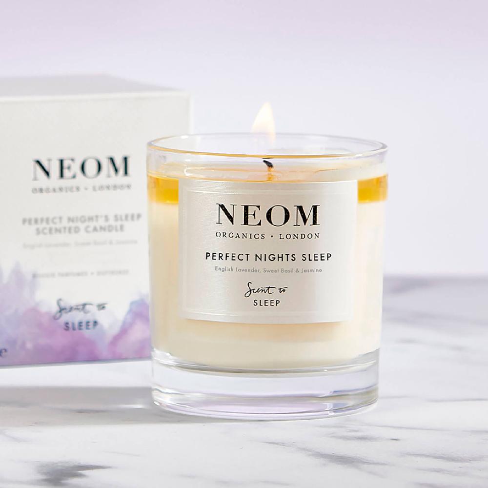 lookfantastic NEOM Perfect Night's Sleep Duftkerze mit 1 Docht Auslauf