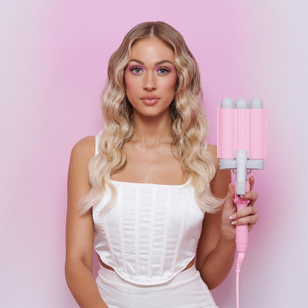 lookfantastic Mermade Hair 32 mm Welleneisen Rosa EU-Stecker Osterangebot