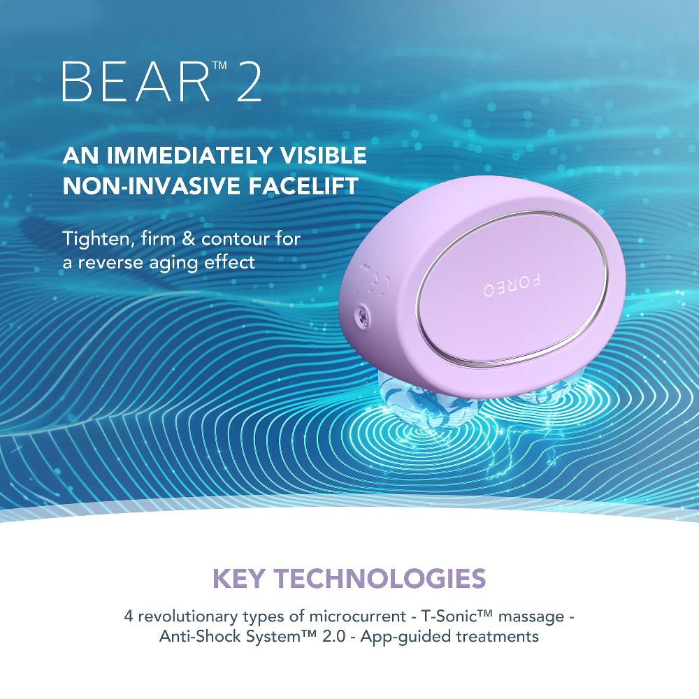 lookfantastic FOREO BEAR 2 Gerät zur Gesichtsstraffung – Lavendel Bestseller