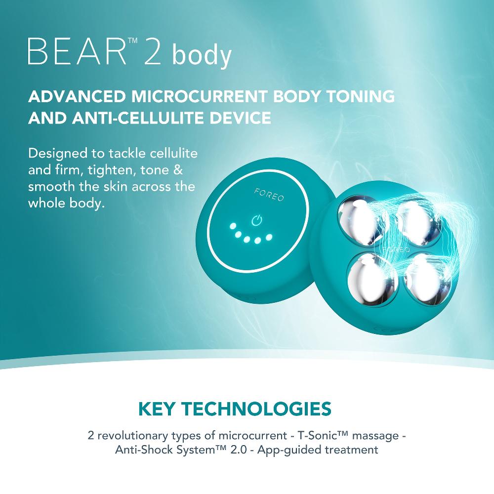 lookfantastic FOREO BEAR 2 Gerät zur Körperstraffung – Immergrün Kauf eins, bekomm eins gratis