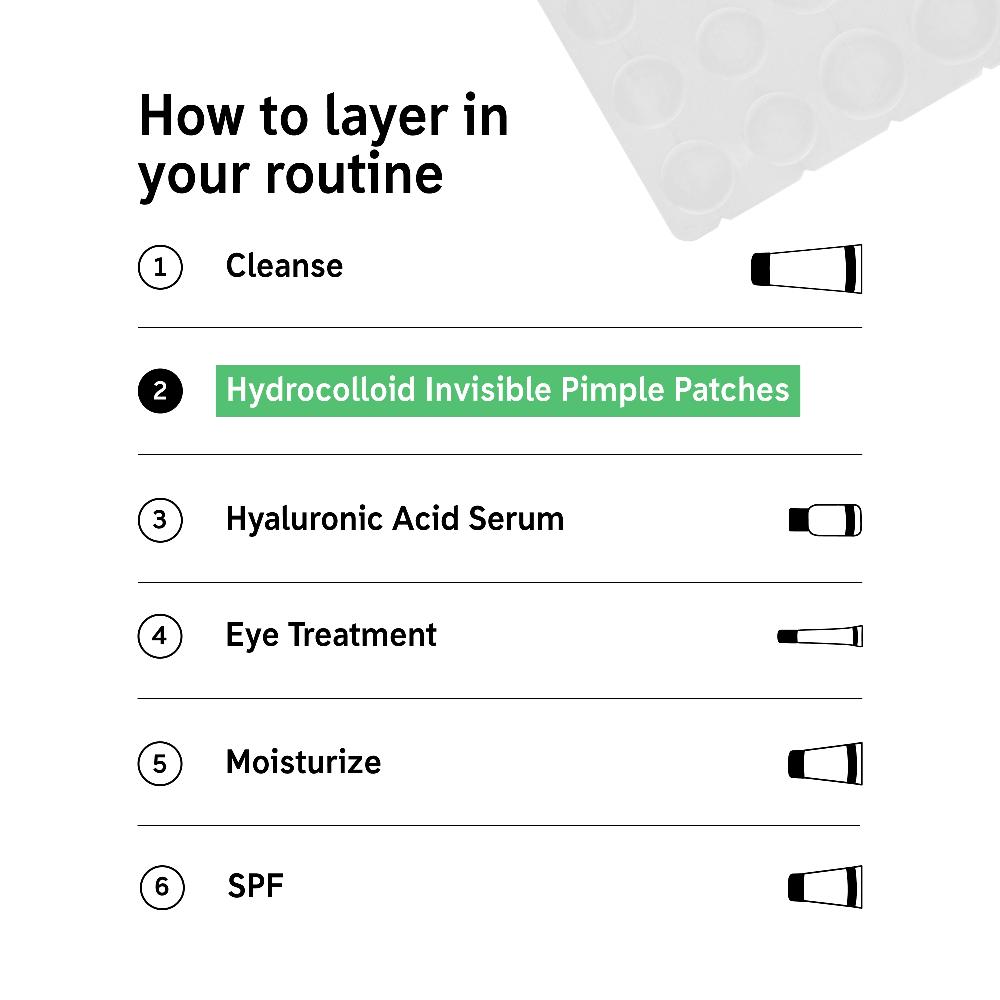 lookfantastic The INKEY List Hydrocolloid Unsichtbarer Pickel-Patches Hotsell
