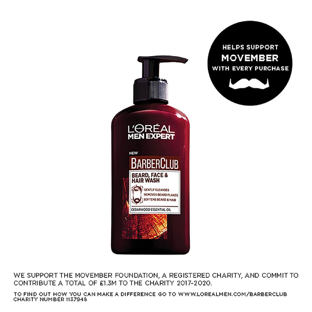lookfantastic L’Oréal Paris Men Expert Barber Club Wash 200 ml Begrenztes Angebot