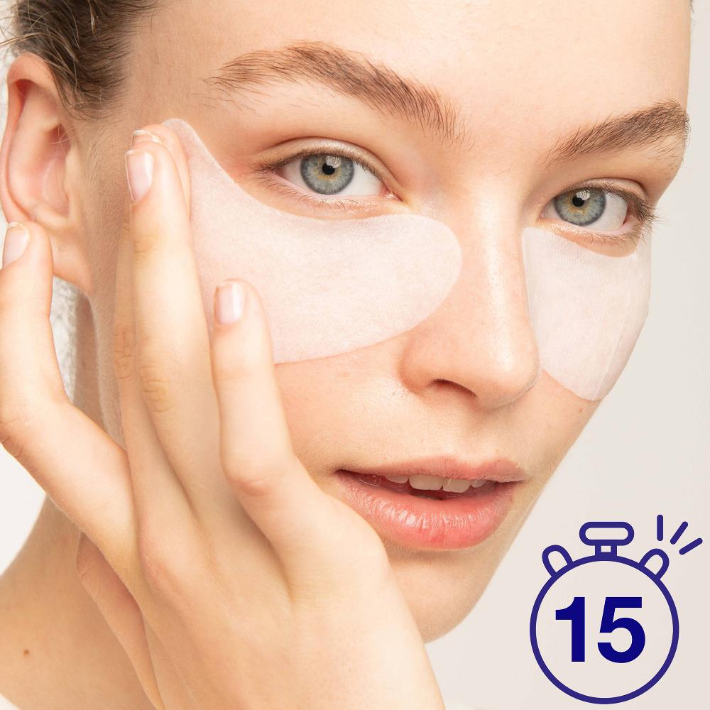 lookfantastic Garnier Hyaluronsäure und Orangensaft Feuchtigkeitsspendende Aufhellende Augentuchmaske 6 g Jubiläumsangebot