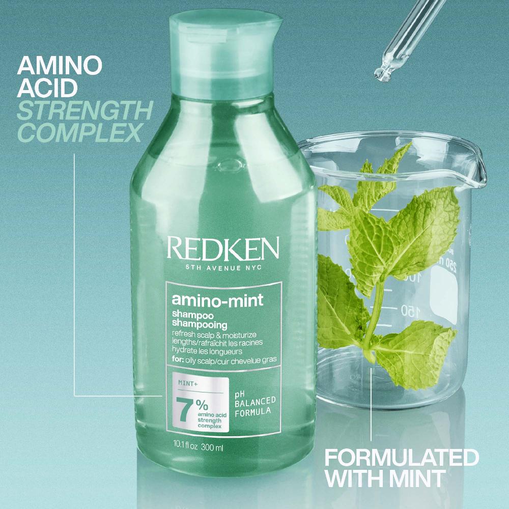 lookfantastic Redken Retail Amino-Mint Kopfhautshampoo 300 ml Begrenzte Freigabe