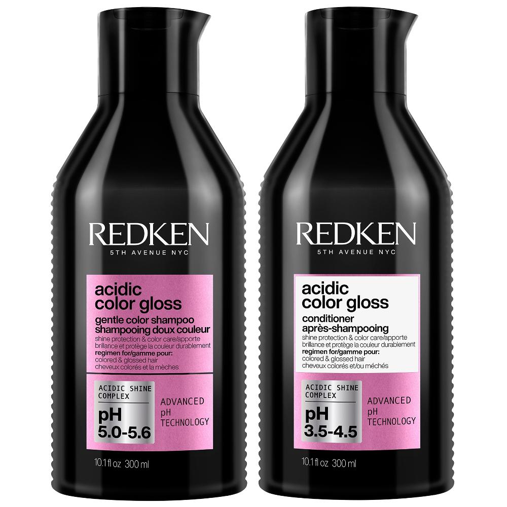 lookfantastic Redken Acidic Color Gloss Shampoo and Conditioner 300ml Colour Protection Routine for Glass-Like Shine JETZT KAUFEN