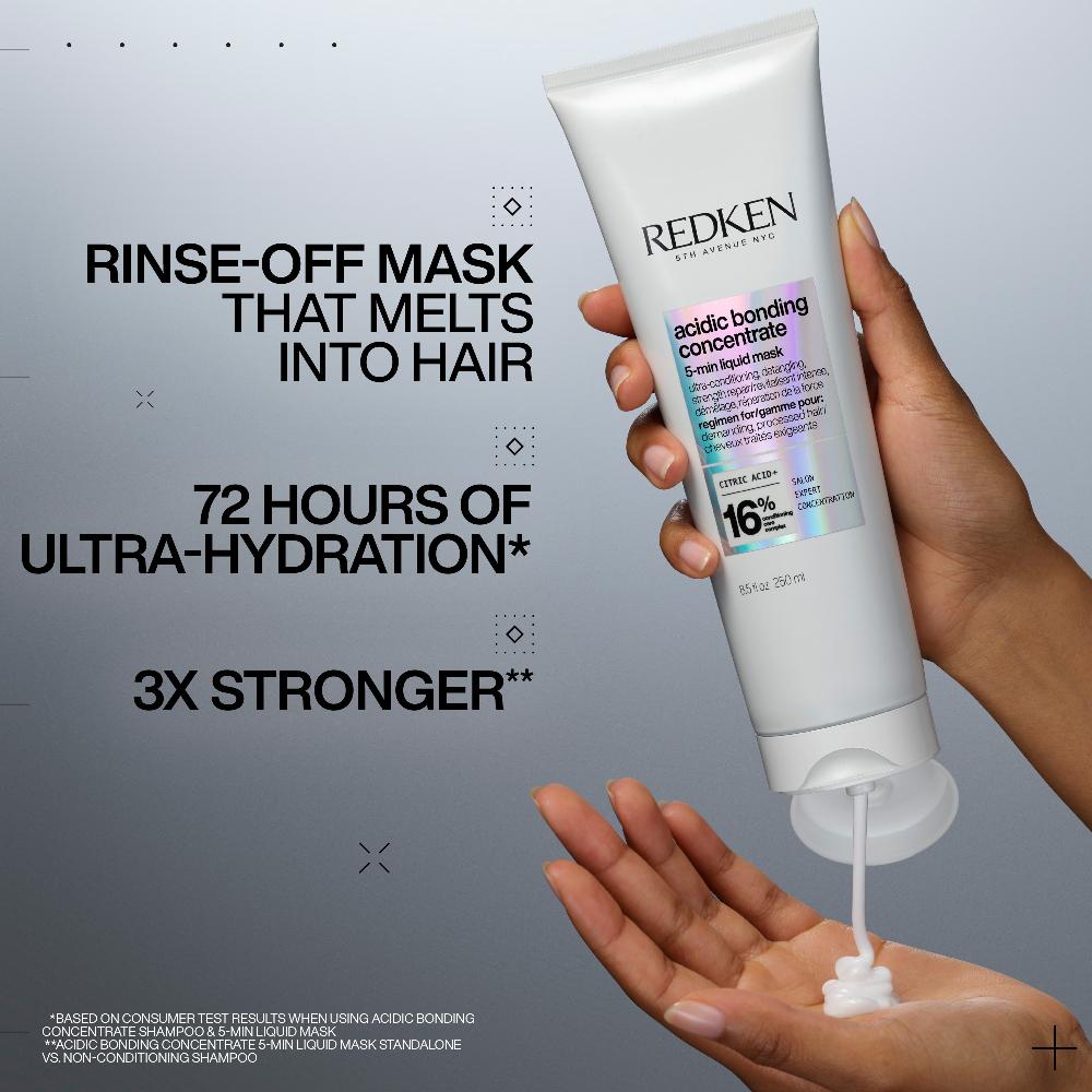 lookfantastic Redken Acidic Bonding Concentrate 5-Minute Flüssige reparierende Haarmaske 250 ml Letzter Tag