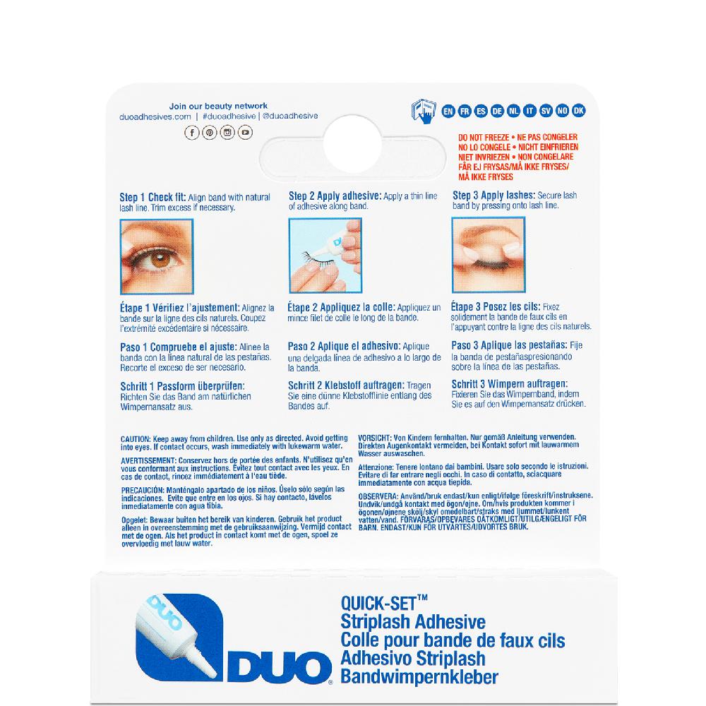 lookfantastic DUO Wimpernstreifenkleber 7 g – Weiß/Durchsichtig Bis zu 65% Rabatt