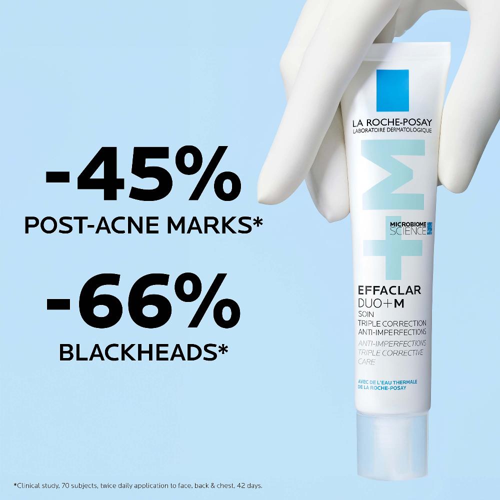lookfantastic La Roche-Posay Effaclar Duo+M Unreinheitenkorrigierende Gel-Feuchtigkeitspflege für Fettige zu Unreinheiten Neigende Haut 40 ml Online