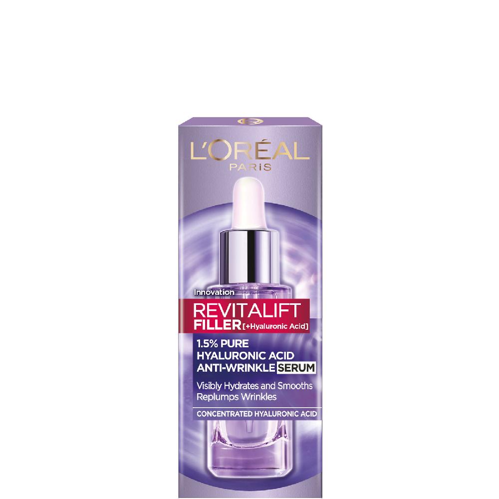 lookfantastic L'Oréal Paris 1 5 % Hyaluronsäure Revitalift Filler-Serum 30 ml Exklusive Angebote