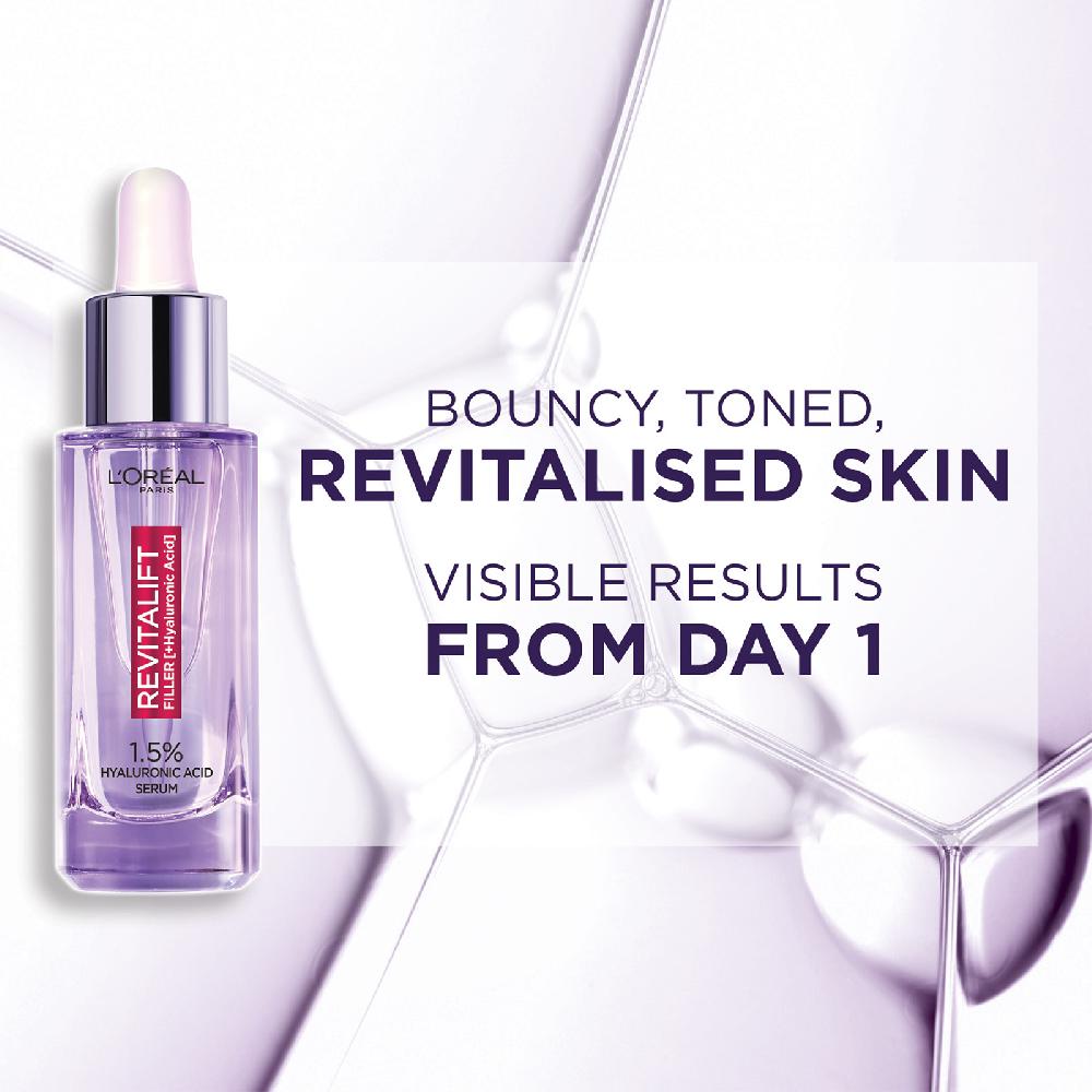 lookfantastic L'Oréal Paris 1 5 % Hyaluronsäure Revitalift Filler-Serum 30 ml Exklusive Angebote