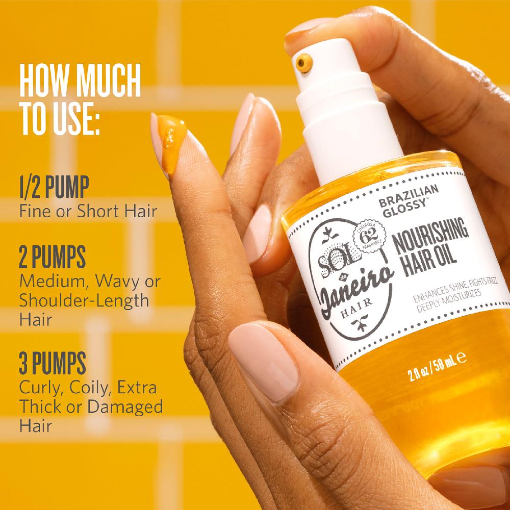 lookfantastic Sol de Janeiro Brazilian Glossy Nährendes Anti-Frizz-Haaröl 58 ml Kostenloser Versand