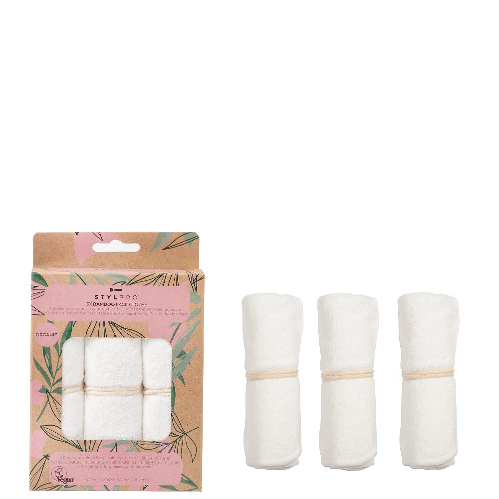 lookfantastic StylPro Bamboo Gesichtstücher 3er-Packung Heißer Verkauf