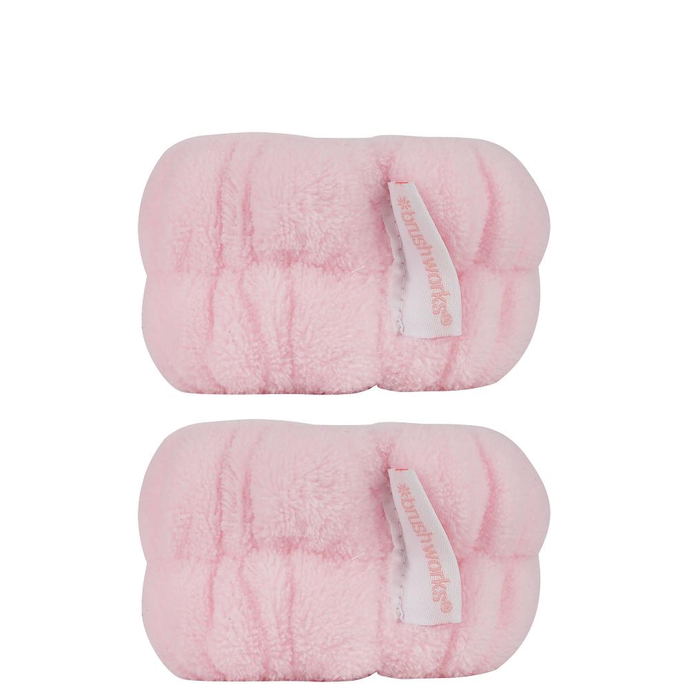lookfantastic brushworks Microfibre Wrist Wash Bands - 2 Pack Große Rabatte