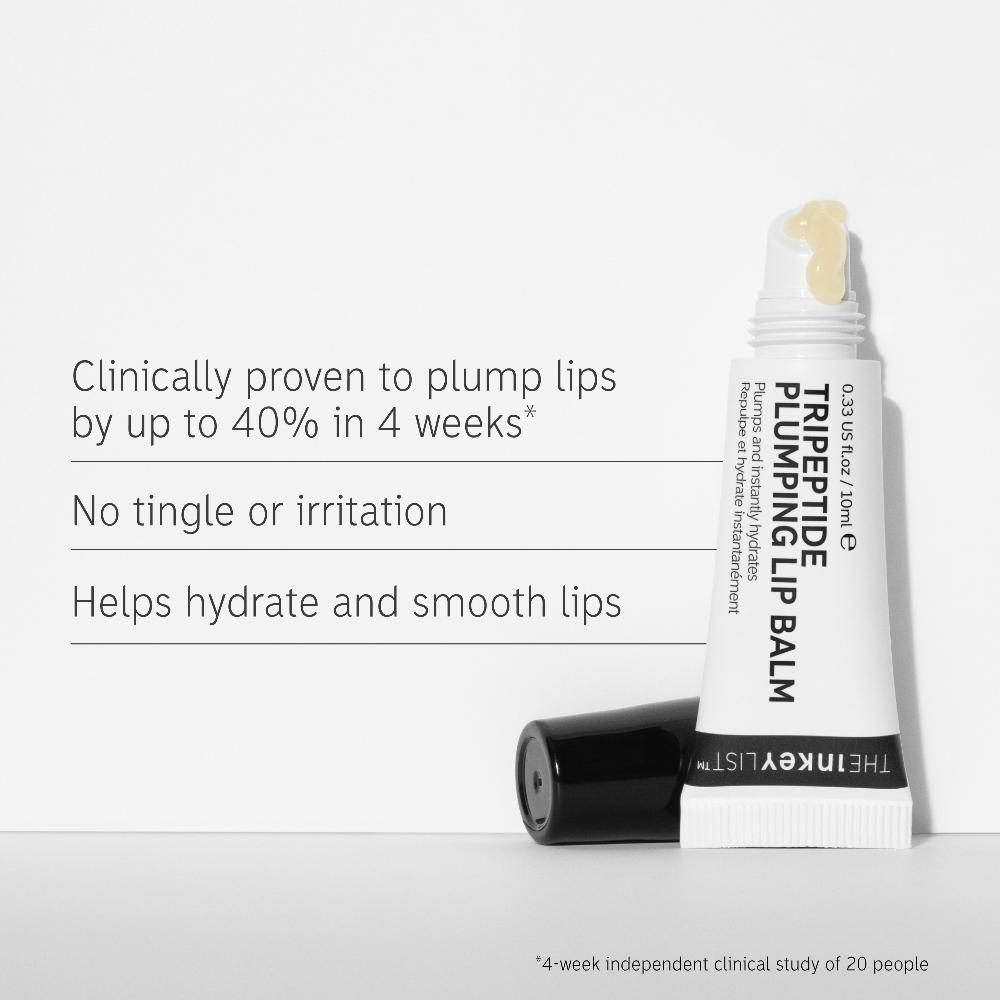 lookfantastic The INKEY List Tripeptide Plumping Lip Balm - Clear Bis zu 55% Rabatt