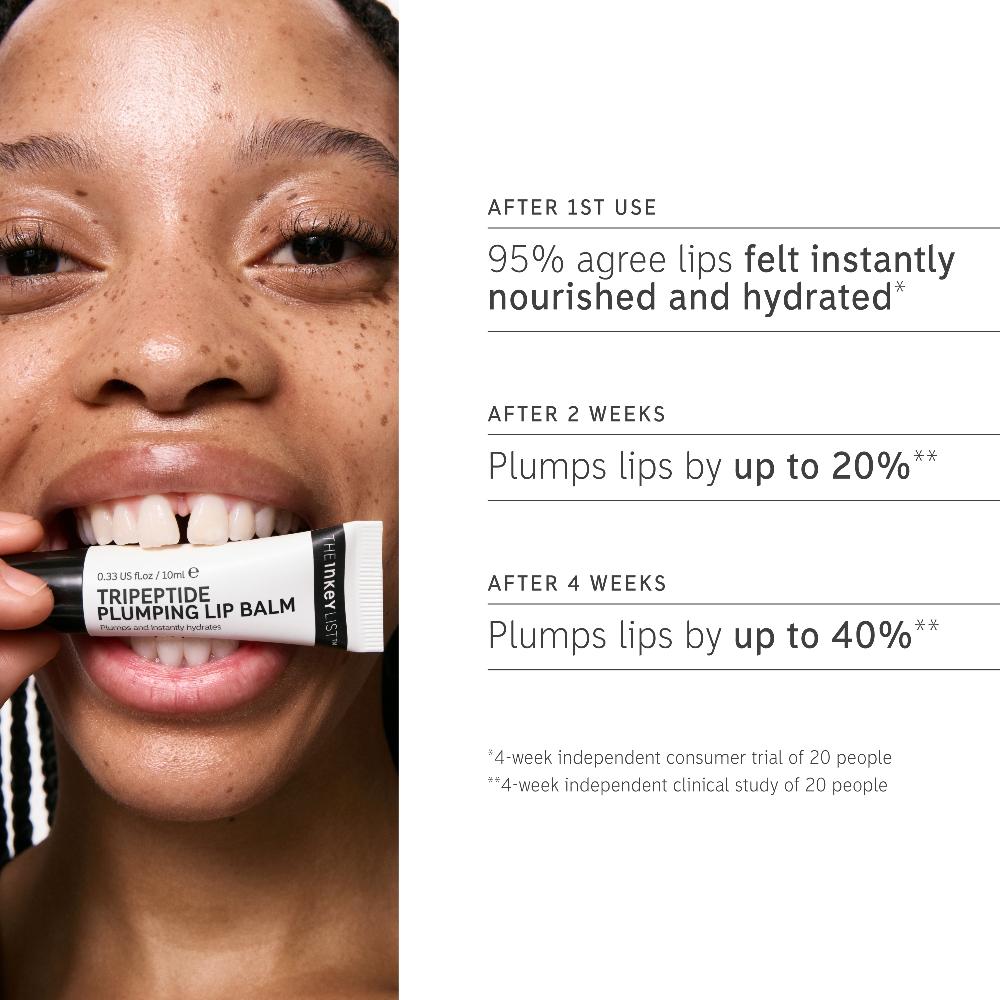 lookfantastic The INKEY List Tripeptide Plumping Lip Balm - Clear Bis zu 55% Rabatt