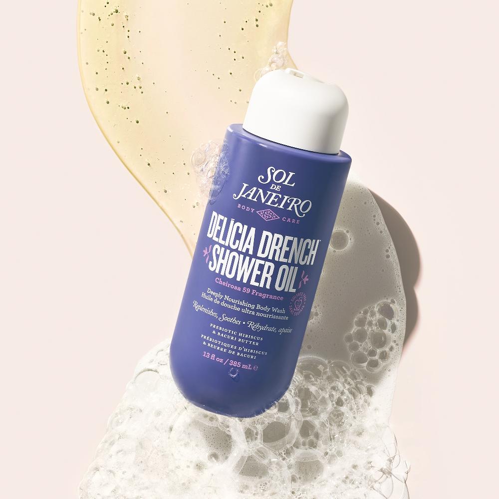 lookfantastic Sol de Janeiro Delícia Drench Shower Oil 385ml Online Outlet