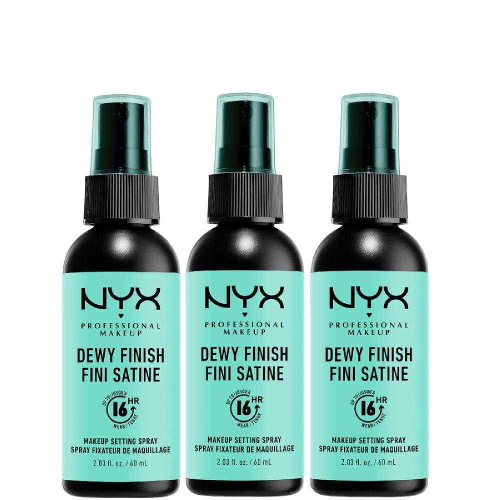 lookfantastic NYX Professional Makeup Dewy Setting Spray Trio Weihnachtsangebot