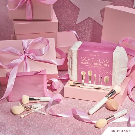 BrushArt BrushArt Basic Soft Glam make-up brush set Pinselset mit Täschchen 50% Rabatt für begrenzte Zeit
