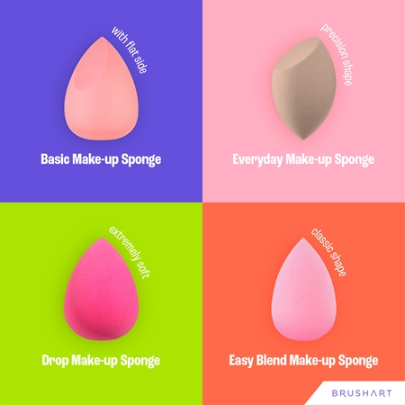 BrushArt BrushArt Make-up Sponge Basic Präzisionsschwämmchen für Make up Rabatte dieses Monats