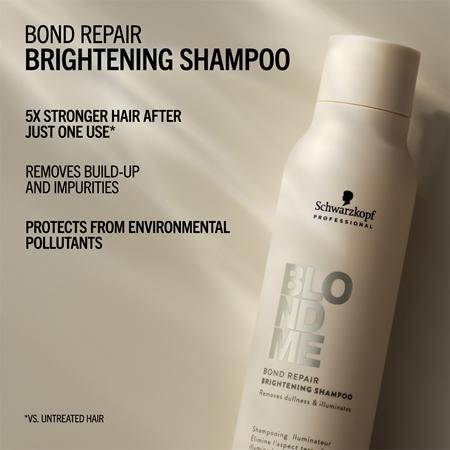 Schwarzkopf Professional Schwarzkopf Professional Blondme Bond Repair Brightening Shampoo aufhellendes Shampoo für blonde Haare Vatertagsangebot