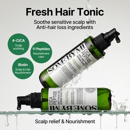 Some By Mi Some By Mi Cica Peptide Derma Scalp Tonic feuchtigkeitsspendendes Tonikum mit ernährender Wirkung gegen Haarausfall Online Shopping