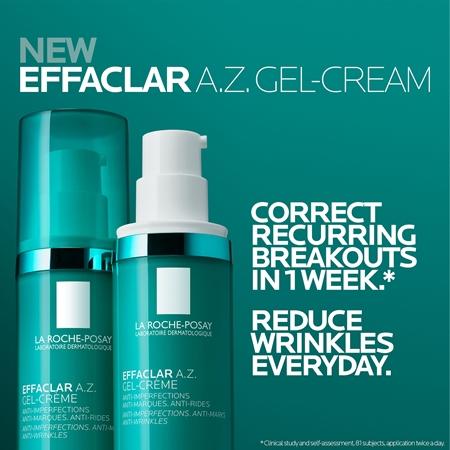 La Roche-Posay La Roche-Posay Effaclar A.Z. Gel Cream Gel-Creme für Unvollkommenheiten wegen Akne Haut Saisonschlussverkauf